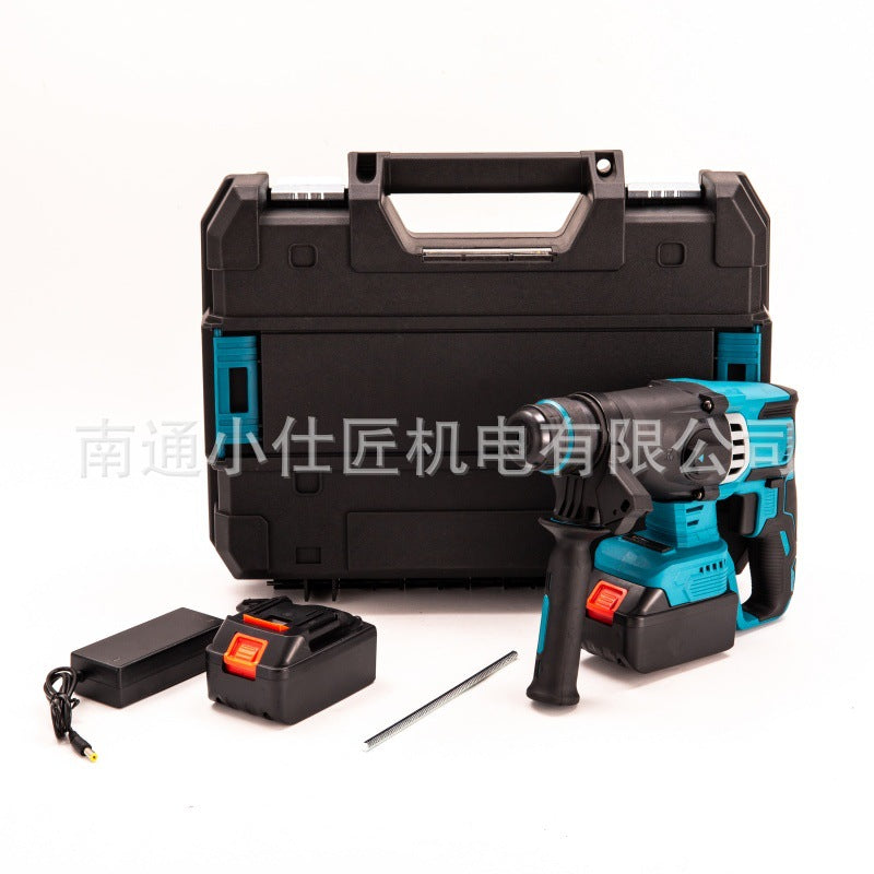 Cross-border supply of wireless lithium battery rechargeable electric hammer industrial-grade high-power electric pickaxe multifunctional household electric hammer