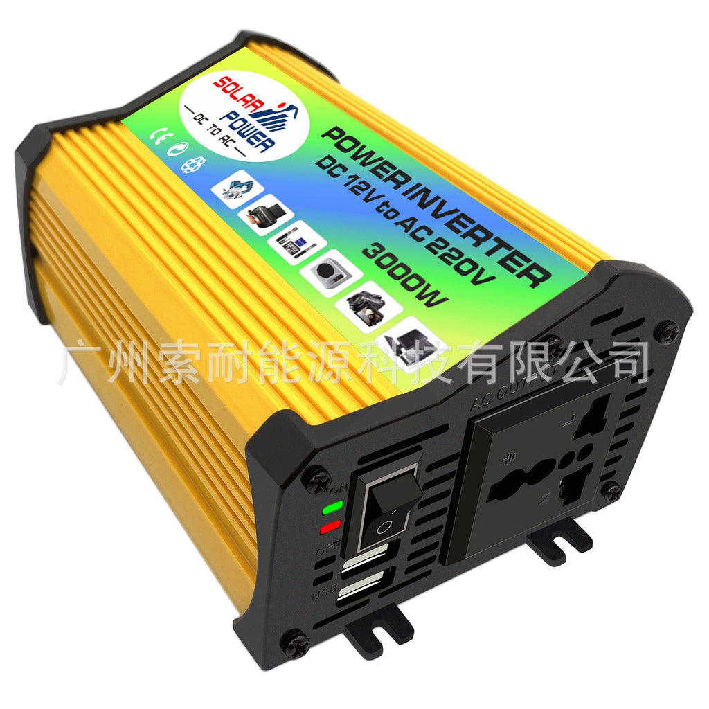 car power inverter 300W Vehicle Inverter12V Turn110V220V Double USB Set Sail