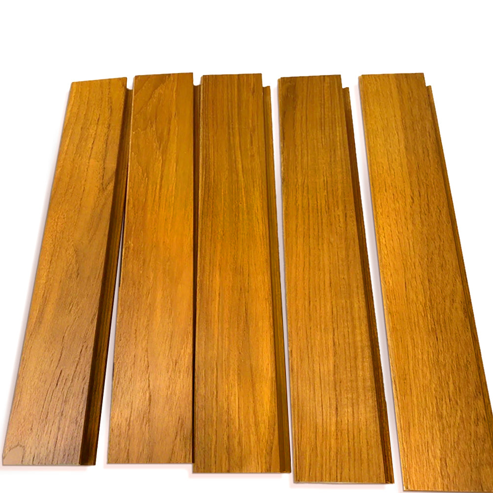 12mm Multilayer Herringbone Teak Engineered Flooring | Custom Color Size & Finish for Living Room & Basement | Waterproof