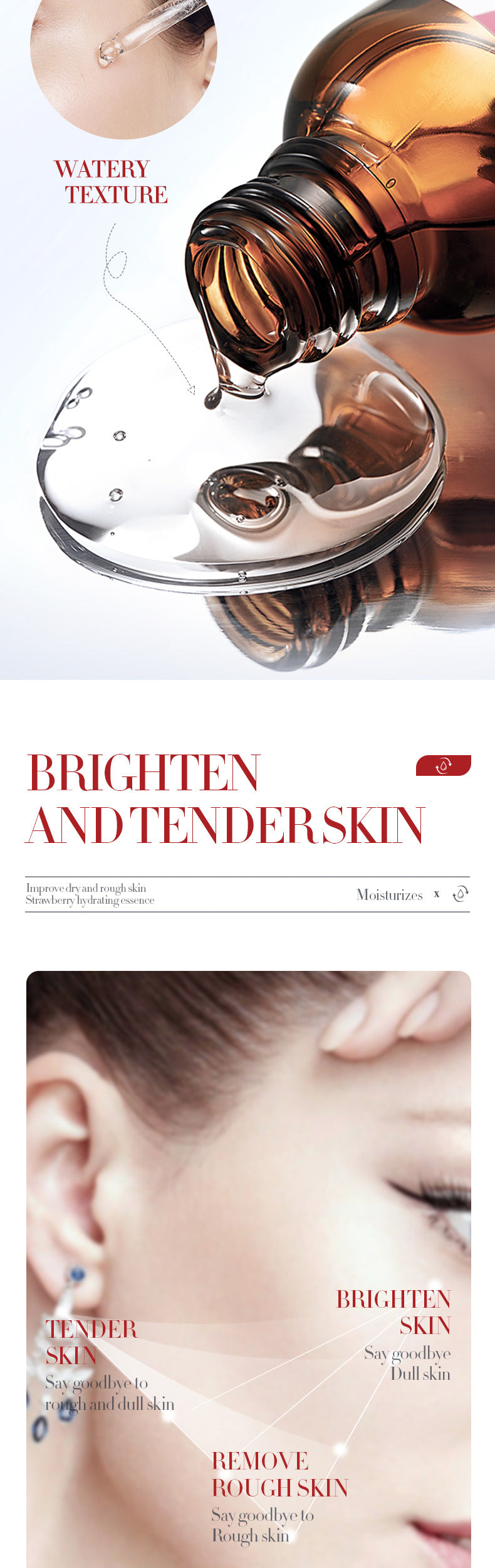 Cross-border Fruit Essence15ml Plant Avocado Moisturizing Apple Hydrating Nourishing Export Manufacturer Wholesale