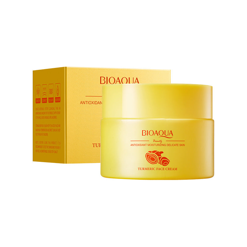Turmeric Antioxidant Moisturizing Cream BIOAOUA Moisturizing and rejuvenating face cream cross-border wholesale