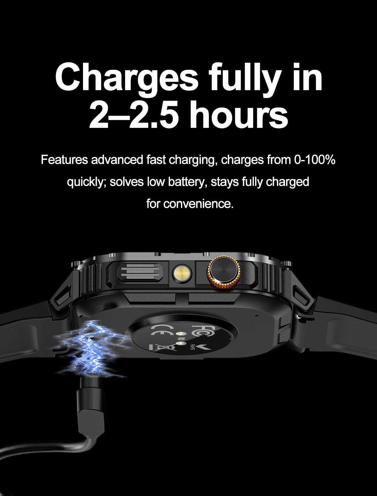 YK12Smart Watch Bluetooth Call True Heart Rate Step Count Sleep Monitoring Deep Waterproof Large Battery Sports Three-Proof