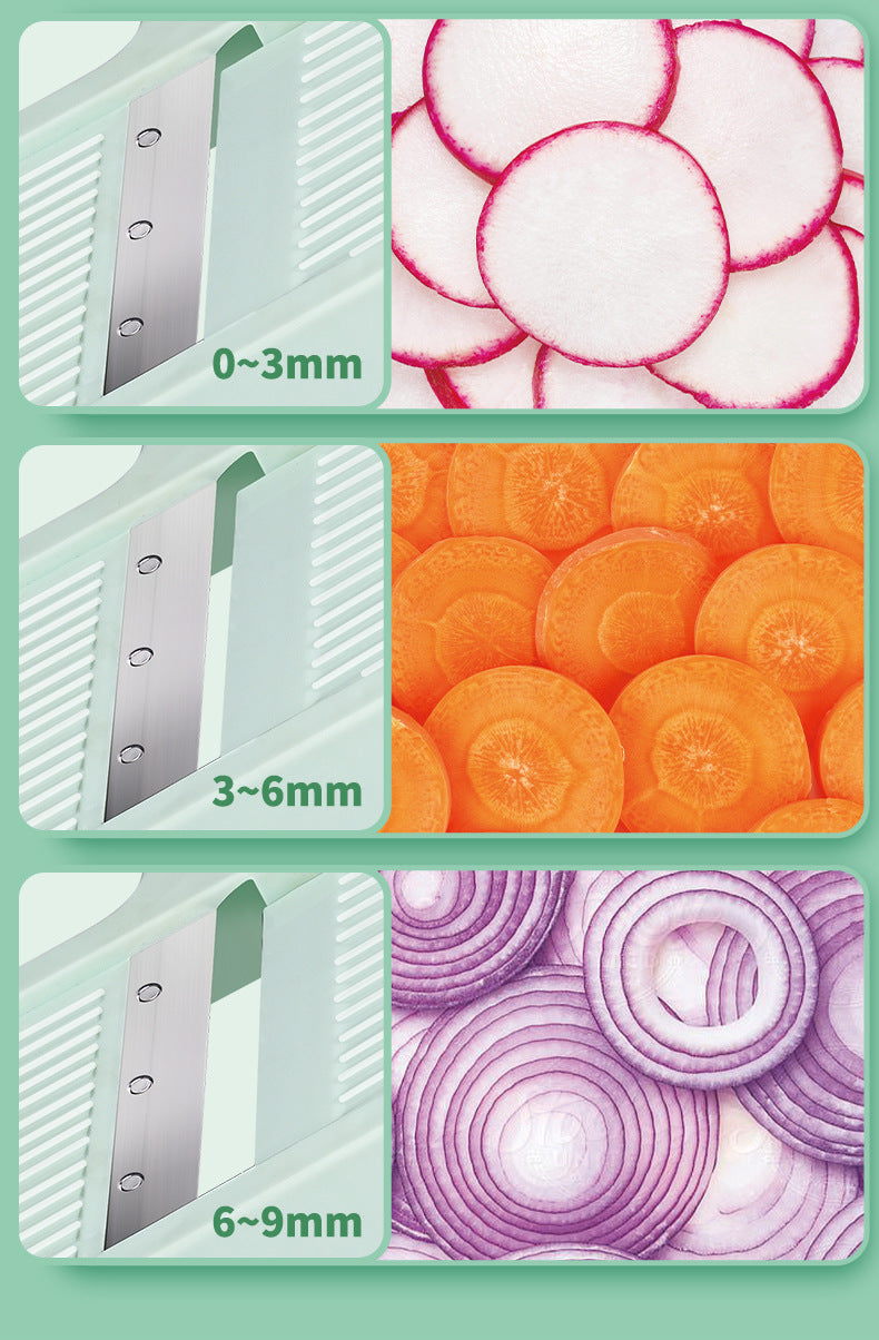 Household Multifunctional Vegetable Cutter Fruit Slicer Kitchen Convenient Lemon Slicer Potato Shredder Vegetable Cutter