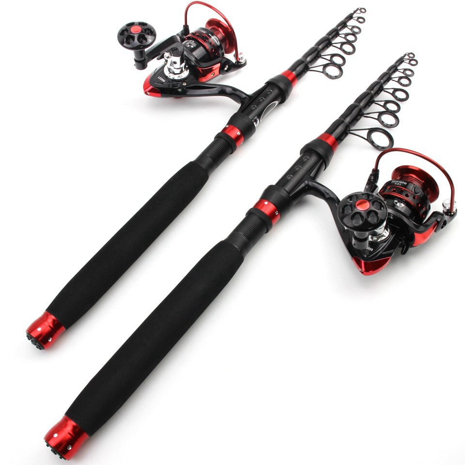 Ultra-short Portable European Carp Fishing Set Fishing Gear Combination European and American Popular Fishing Rod Can Be Used FBA