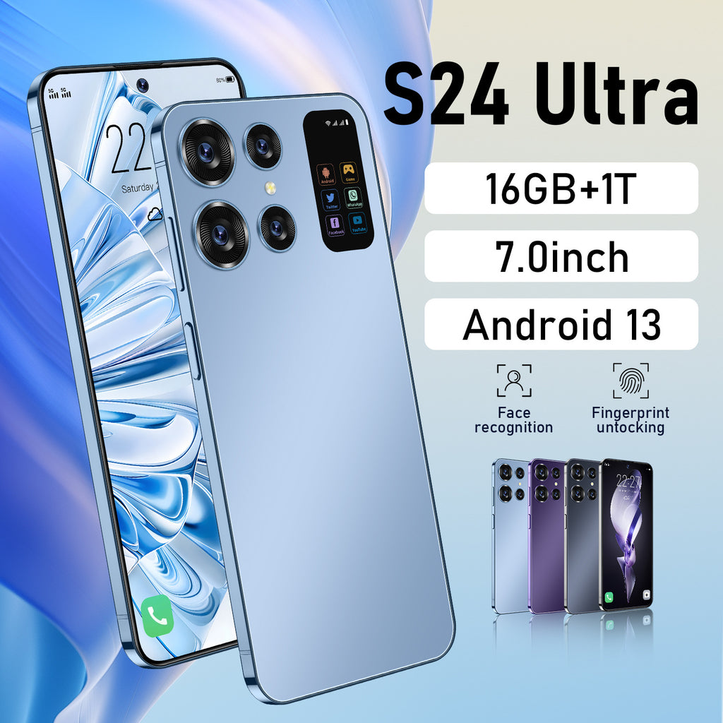 Exclusive Supply S24 Ultra Mobile Phone16+1TB Large Memory7.0High-definition screen source manufacturer available