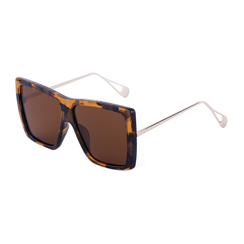 Vanishing Her Chen Mai Same Style Sunglasses for Women Trendy One-Piece Large Frame Polarized Driving Sunglasses for Women Sun Protection Glasses Wholesale