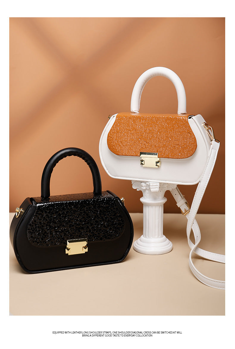 Women's Crossbody Bag Versatile Summer Small Square Bag2024New textured shoulder bag niche handbag