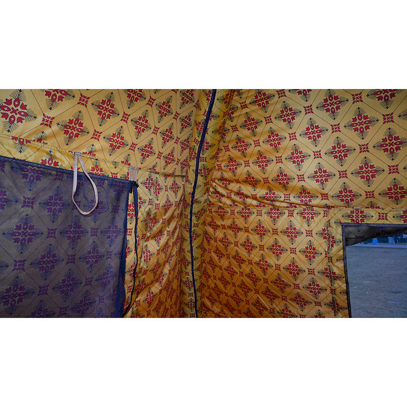 Wholesale Middle East Desert Inflatable Tent Camping Thickened Cotton Fabric Printed Qatar Arabia Middle East Style