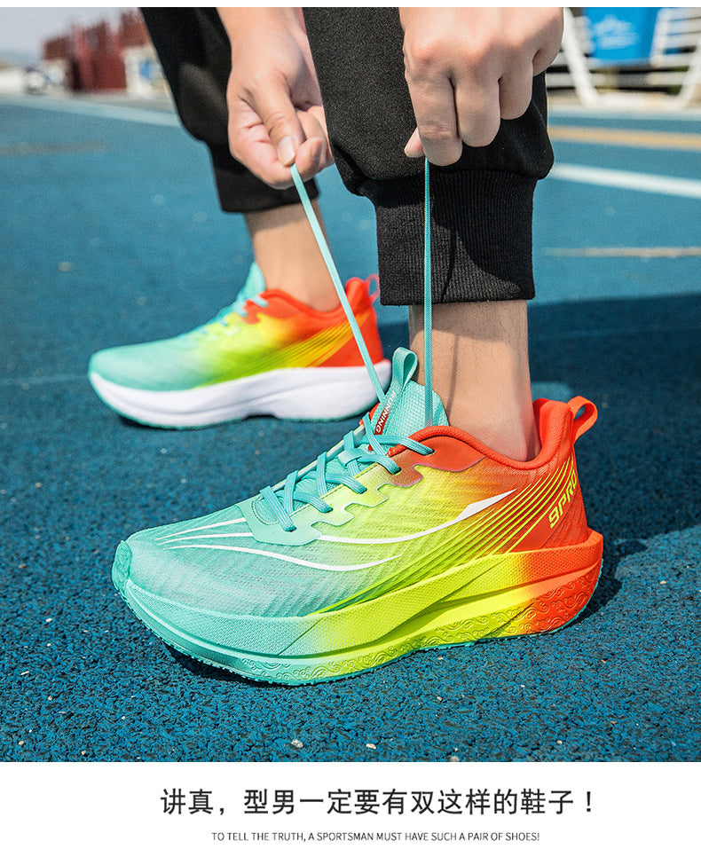 Red Rabbit9PRO New Breathable Mesh Ultra-Light Comfortable Running Shoes Anti-Slip Wear-Resistant Rebound Cushioning Youth Sports Shoes