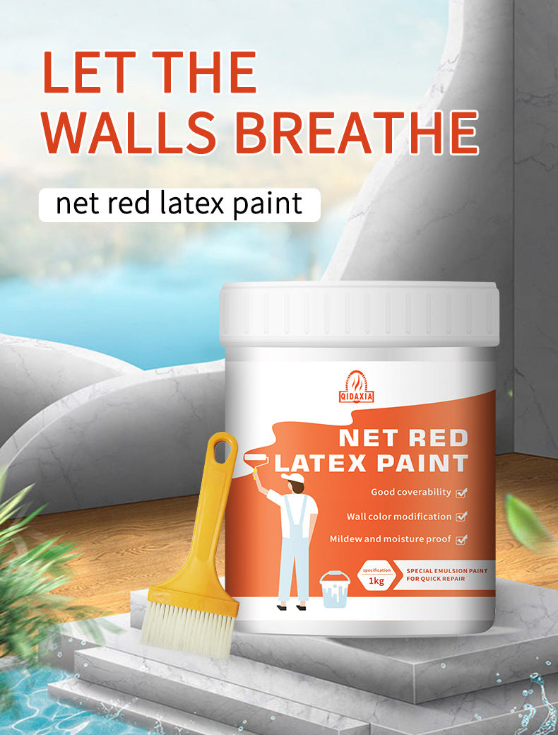Wall Latex Paint Indoor Household Wall Paint Renovation Repair Color Adjustment Paint Water-based Paint Interior Wall Repair