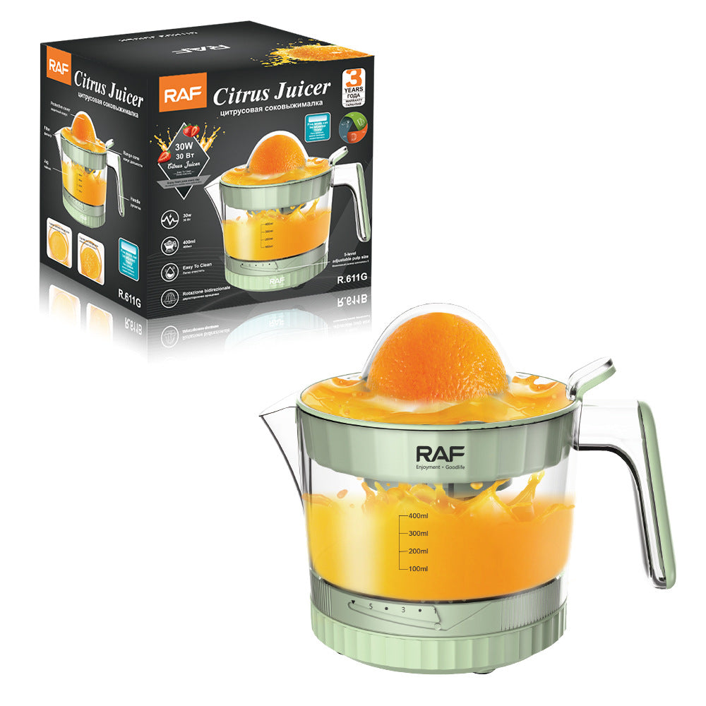 RAF EU Plug Electric Fresh Orange Juicer1L Household automatic juicer lemon orange juicer small portable