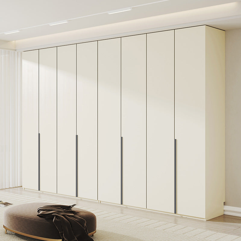 Custom Wardrobe One-Door to Ceiling Combination Home Bedroom Furniture Simple Modern European Pine Board Storage Closet