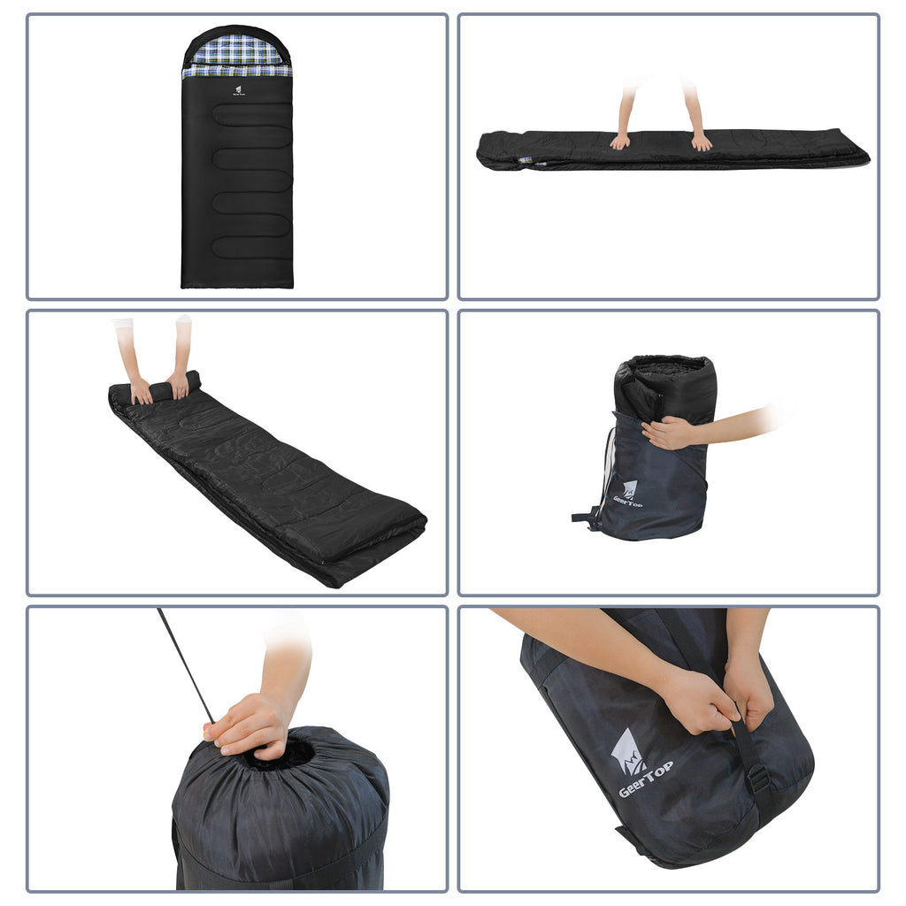 Winter Sleeping Bag Thickened and Widened Warm Quilt Envelope Style Outdoor Camping Adult Sleeping Bag2kg