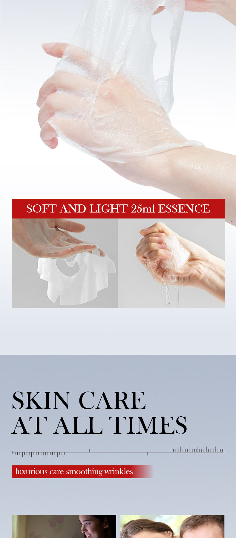 Luxurious Firming and Wrinkle-Reducing Mask SADOER Hydrating and Moisturizing Face Mask Cross-Border Wholesale