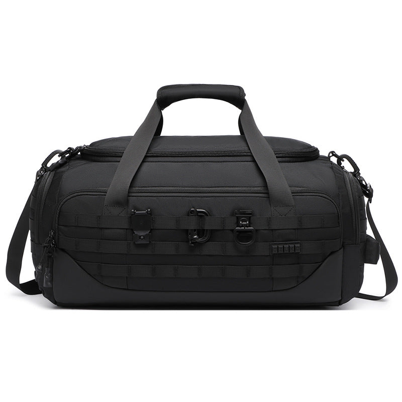 ozuko Men's Travel Bag Handheld Large Capacity Waterproof Sports Bag Tactical Commuting Multifunctional Business Travel Bag