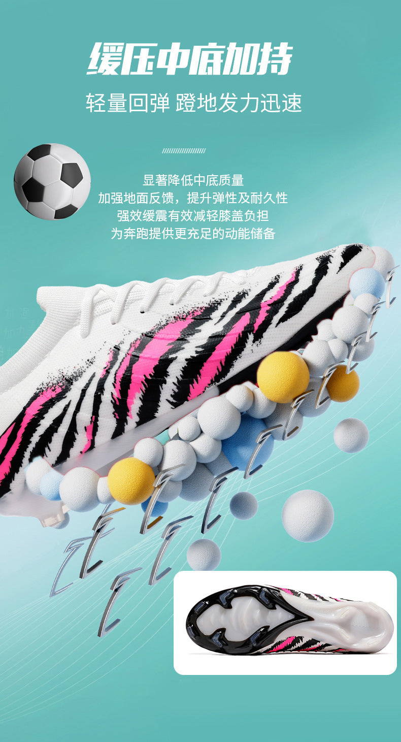 Large Size Authentic Low-Top Soccer Shoes New Wholesale Men's Training Shoes Student Soccer Shoes Spike Shoes Women's