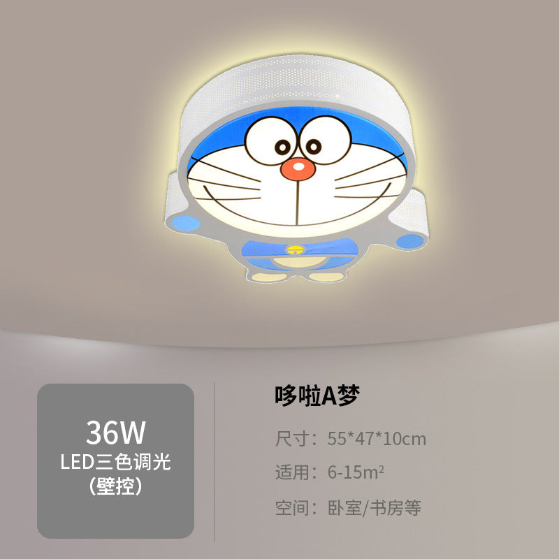 Children's Room Bedroom Lamp Boys Girls Pink Creative Cartoon Ceiling Lamp Cozy Romantic Room Lamp Master Bedroom Lamp