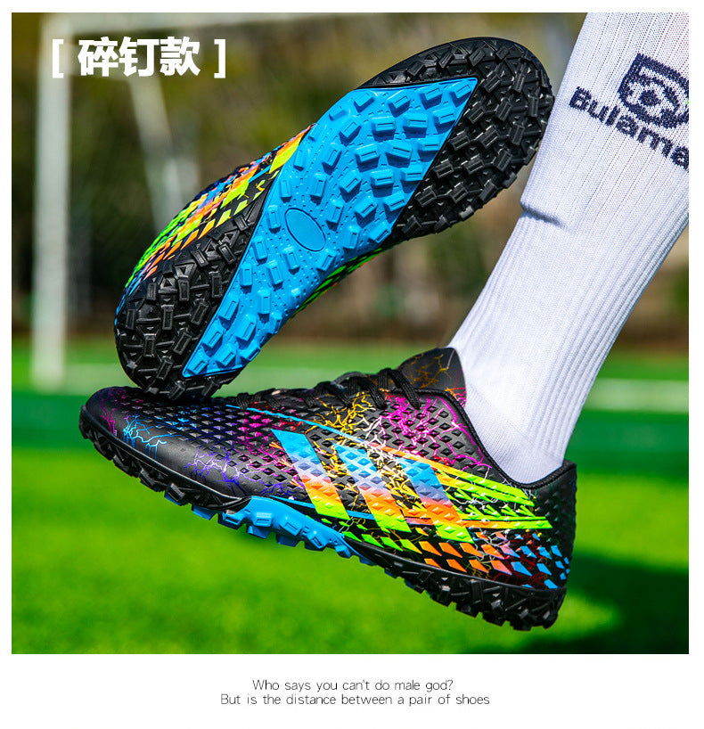 New professional football shoes for men and women AG Spike TF Broken Nail Youth Student Grassland Competition Training Shoes