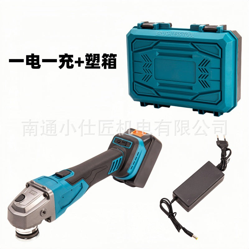 Manufacturer supplies high-power electric angle grinder portable lithium battery rechargeable polishing machine multifunctional grinder