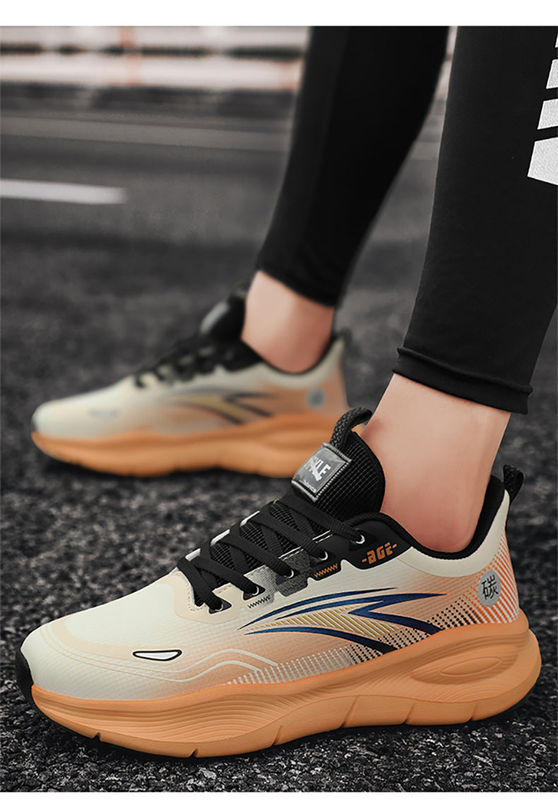 Large Size Fashion Leather Waterproof Rubber Non-Slip Wear-Resistant Sports Shoes with Fleece Lining and Thickened Warmth for Men