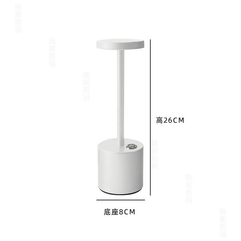 I-Shaped Desk Lamp Rechargeable Night Light Bedroom High-End Atmosphere Lamp Bar Table Lamp Touch Rechargeable Desk Lamp