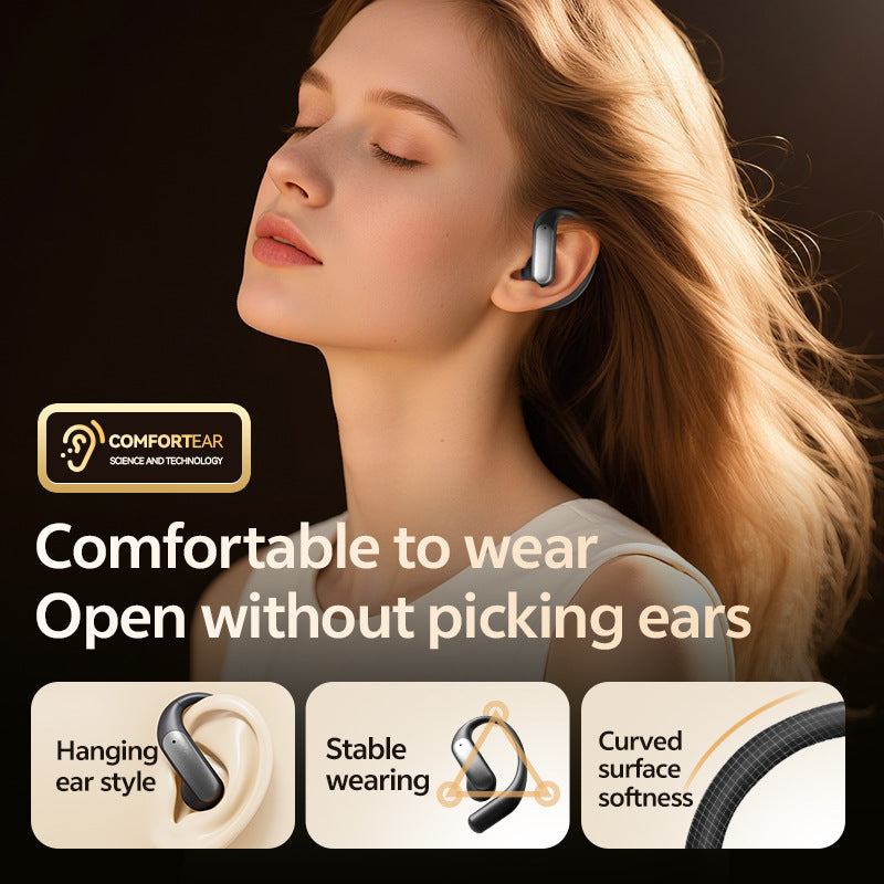 2025Popular M129Ear-mounted Digital Display Bluetooth Earphones Private Model High Appearance Wireless Bluetooth Earphones