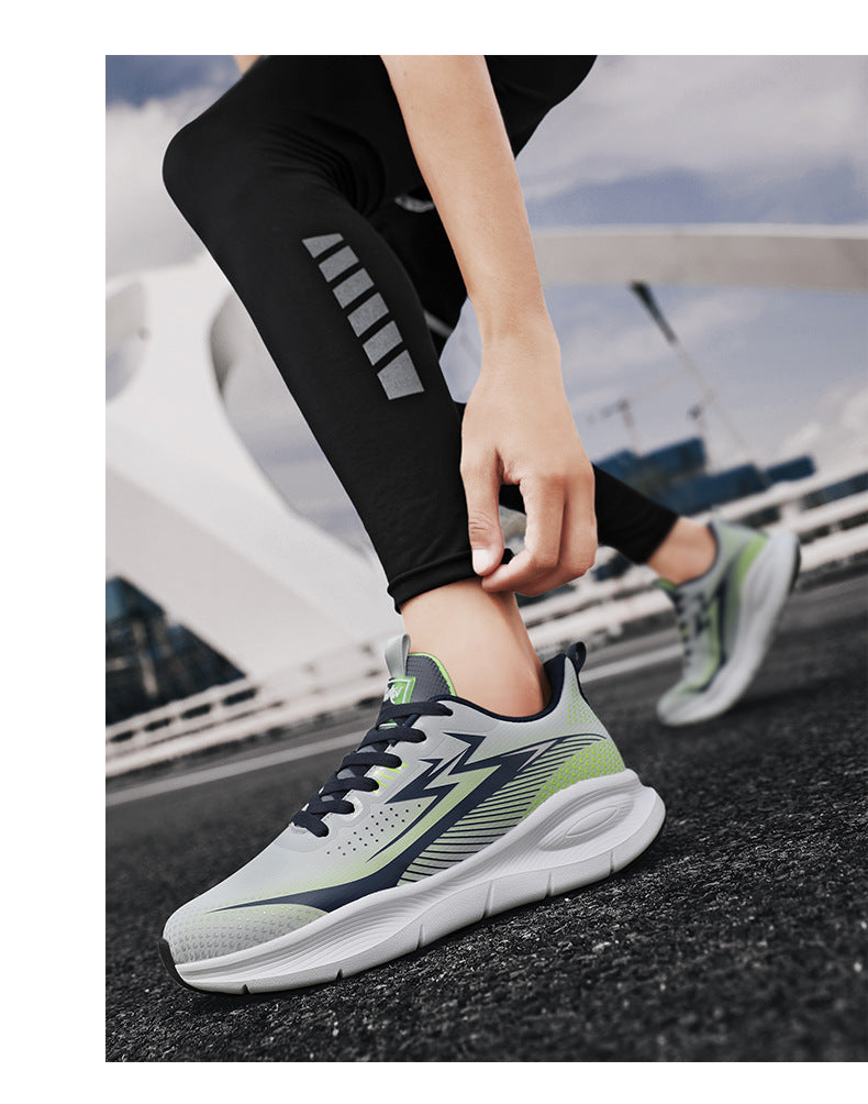 2025New Ultra-Light Fashion Soft Sole Sports Shoes Men's Waterproof Anti-Slip Running Shoes Versatile Casual Trendy Men's Shoes