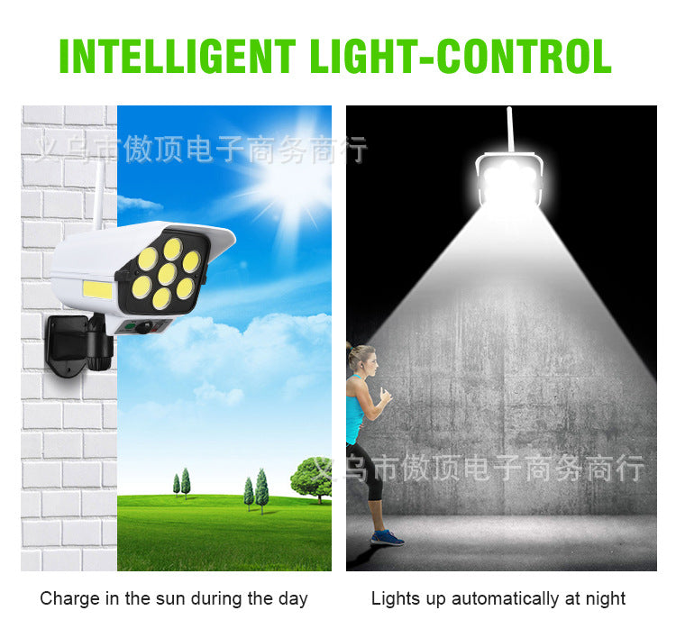 Solar Simulation Surveillance Light Outdoor Lighting LED Human Body Sensor Anti-Theft Light Garden Light Street Light