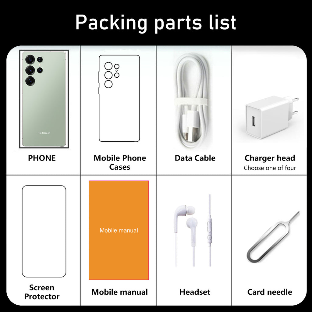 S25 Ultra Mobile phone with built-in stylus, large screen, Android15New Hot-Selling Bestseller5G Smartphone