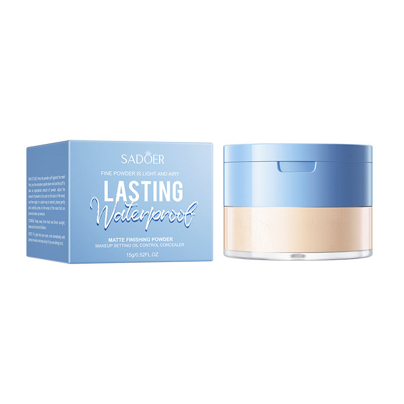 Matte Concealer Powder15g SADOER Contouring and Setting Powder for Makeup Wholesale Cross-Border Trade