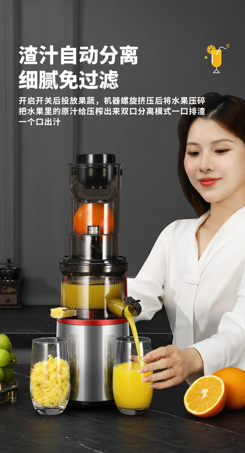 Dropshipping Juicer with Pulp Separator, Small Household Juice Maker, Stainless Steel Multifunctional Fruit Extractor