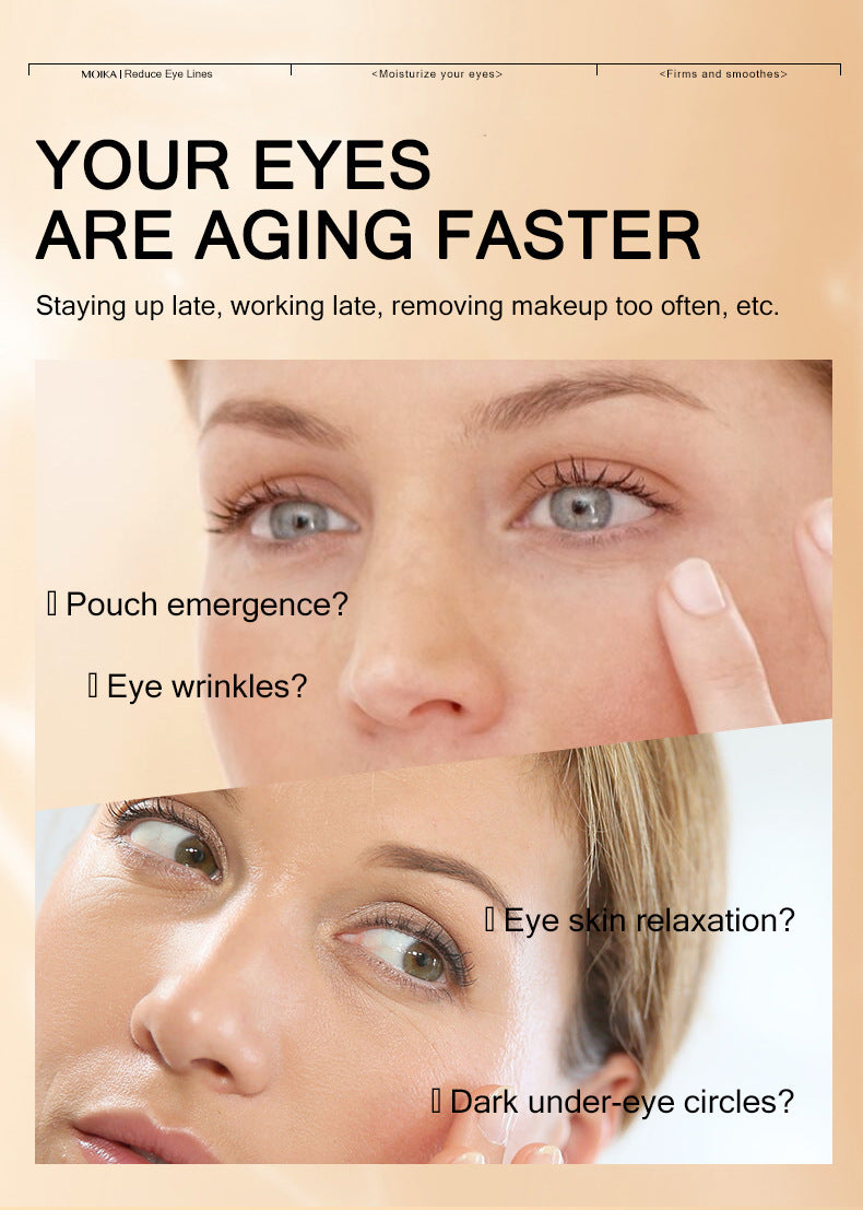 MOIKA Full Seaweed Fine Line Reducing Eye Mask Wholesale Eye Care Export Firming Boswellic Acid Anti-Wrinkle
