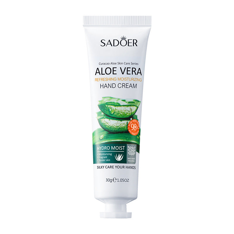 Aloe Vera Hand Cream30g SADOER Moisturizing and Hydrating Hand Care Cross-Border Foreign Trade Wholesale