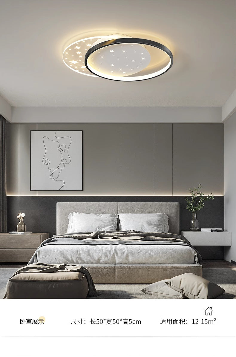 LED Light Luxury Living Room Main Light Starry Sky Restaurant Chandelier Modern Simple Nordic Bedroom Ceiling Light Full House Package