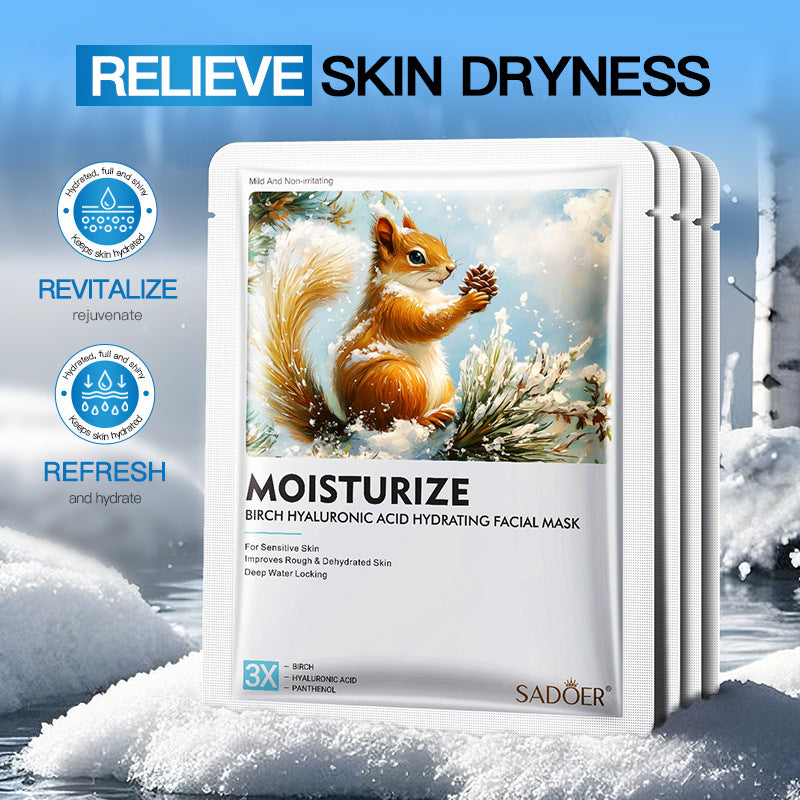 Full English Birch Hyaluronic Acid Hydrating Mask SADOER Moisturizing and hydrating face masks  wholesale