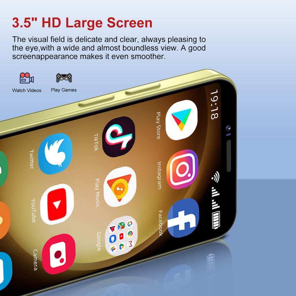 Hot Sale4G Android S24 Ultra Smart Small Mobile Phone Quad-core Mini Phone3.5Inch Factory