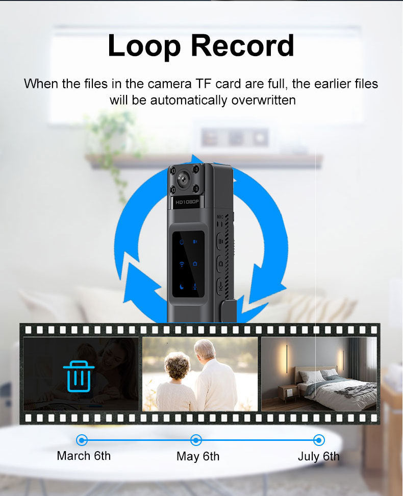 New L13Outdoor infrared high-definition sports camera with multi-angle rotation and functional screen ZF Recorder