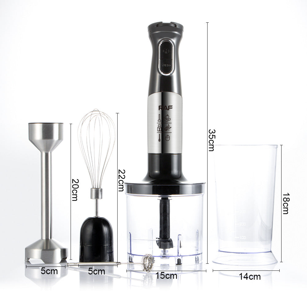 RAF EU Standard Portable Handheld Electric Stainless Steel Cooking Stick Blender Household Food Mixer347