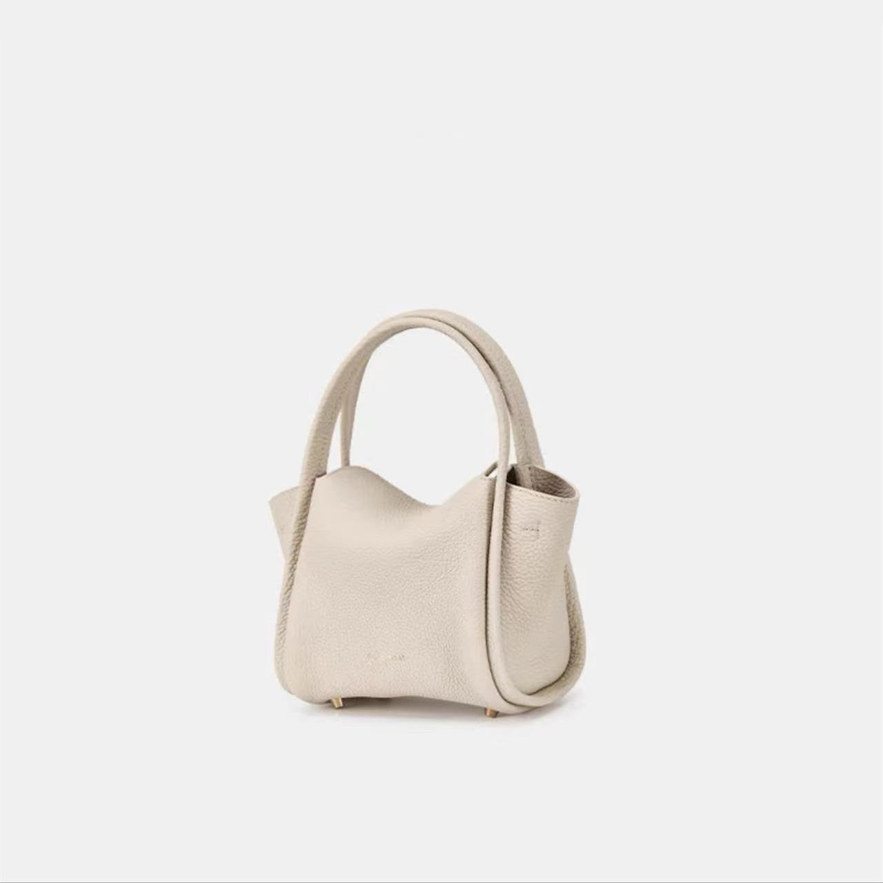 Medium Size Basket Series Women's Bag Top Layer Cowhide Fashion Women's Bag Large Capacity Shoulder Bag Crossbody Handbag Bucket Bag