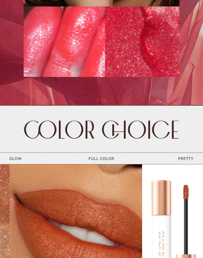 SHELOVES Diamond Fine Shimmer Matte Liquid Lipstick LiquidLipstick Wholesale Lip Gloss