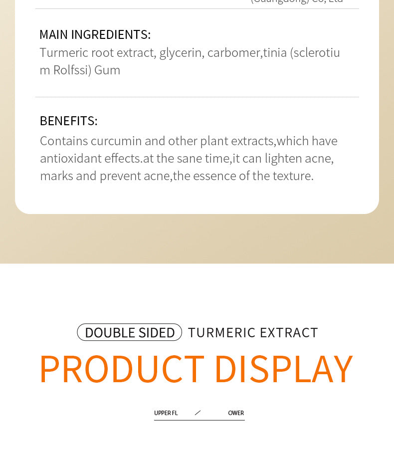 Full English Turmeric Essence SADOER Antioxidant Moisturizing Essence30ml  Foreign Trade Manufacturer Wholesale