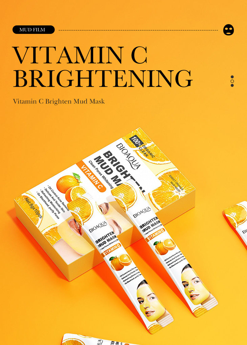 Cleansing Mask BIOAOUA Cucumber Pore Cleansing Smear-On Portable Mud Mask  Foreign Trade Wholesale