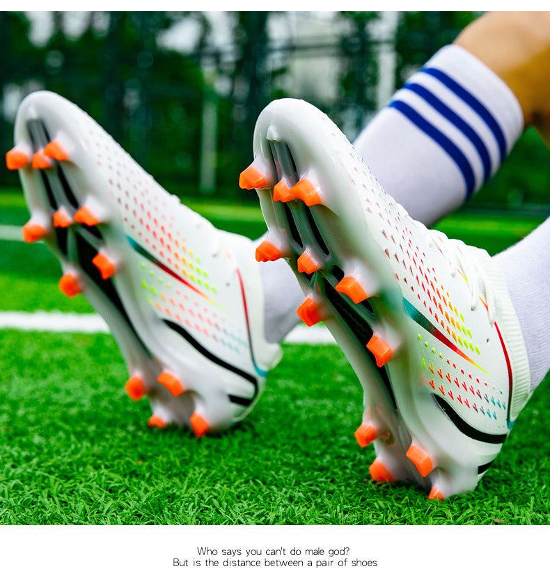 New Style Spike Soccer Shoes for Men, Students, Adults, Grass Training Long Spike Non-Slip Professional Competition Football Shoes