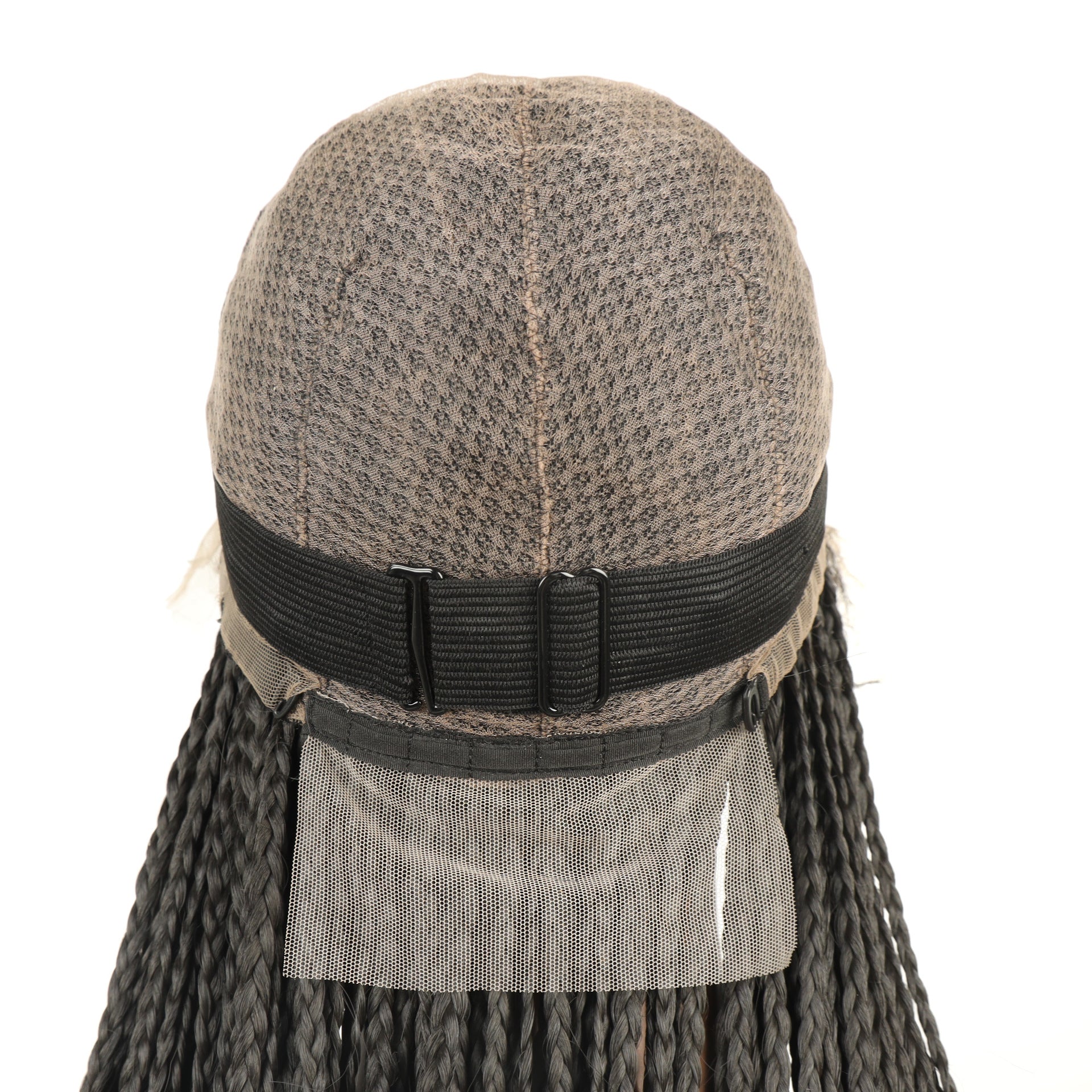 Women's Wig European and American Style Full Lace Three-Strand Braid Synthetic Hair Wig