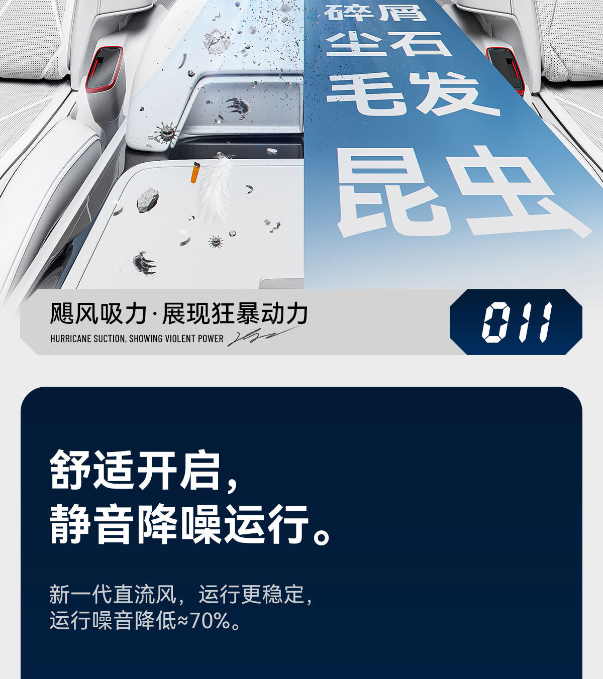 Handheld Portable Dual-use Cordless Vacuum Cleaner for Home and Car, Wet and Dry Dual-use, Strong Suction, Multi-functional Vacuum Machine