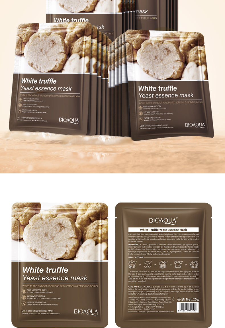 Full English Mask BIOAOUA White Truffle Moisturizing Caviar Nourishing Resurrection Grass Hydrating  Wholesale