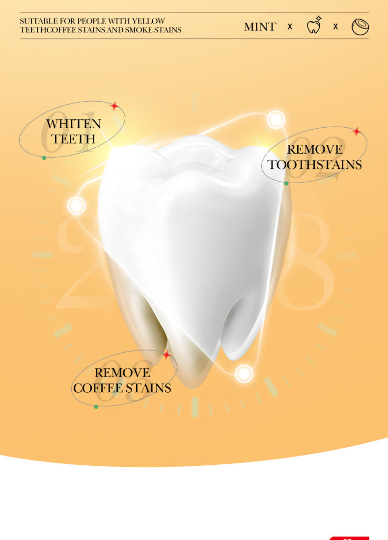 Toothpaste SADOER Vitamin C Coconut Oral Care Gum Protection  Wholesale Live Streaming