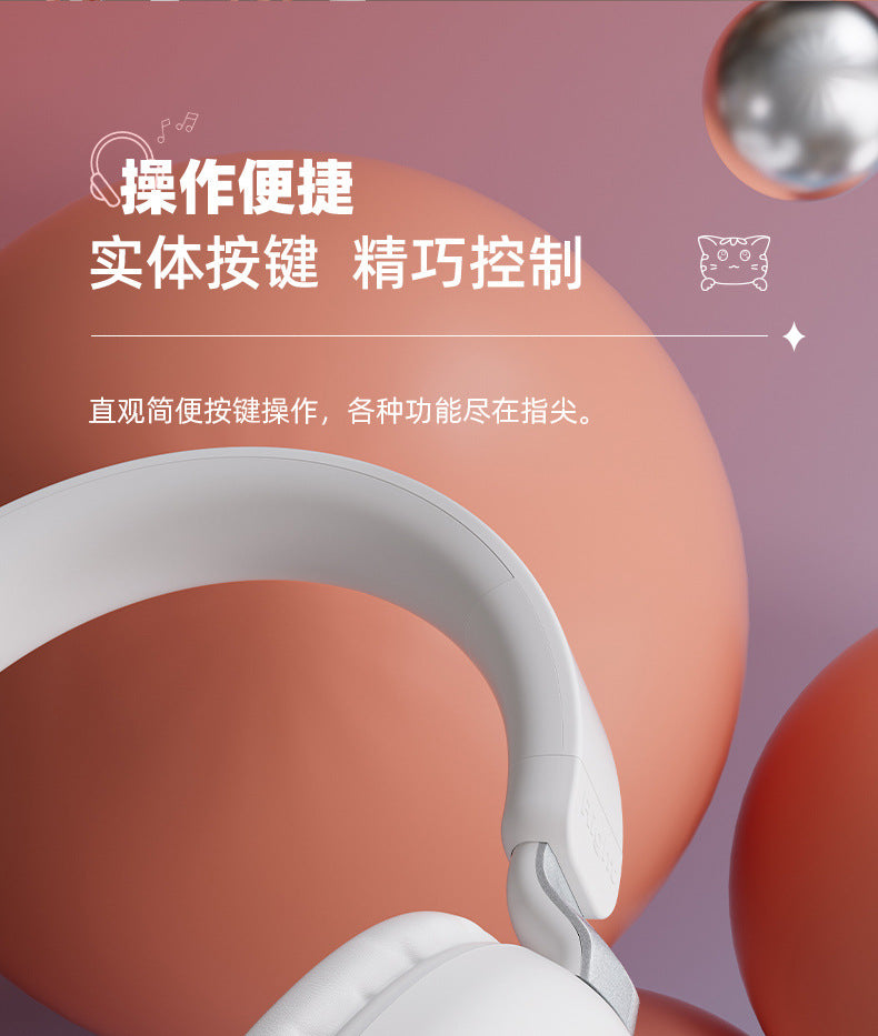 Wireless Headset Bluetooth Earphones Long Battery Life Student Children Cute Cartoon Gaming Headset