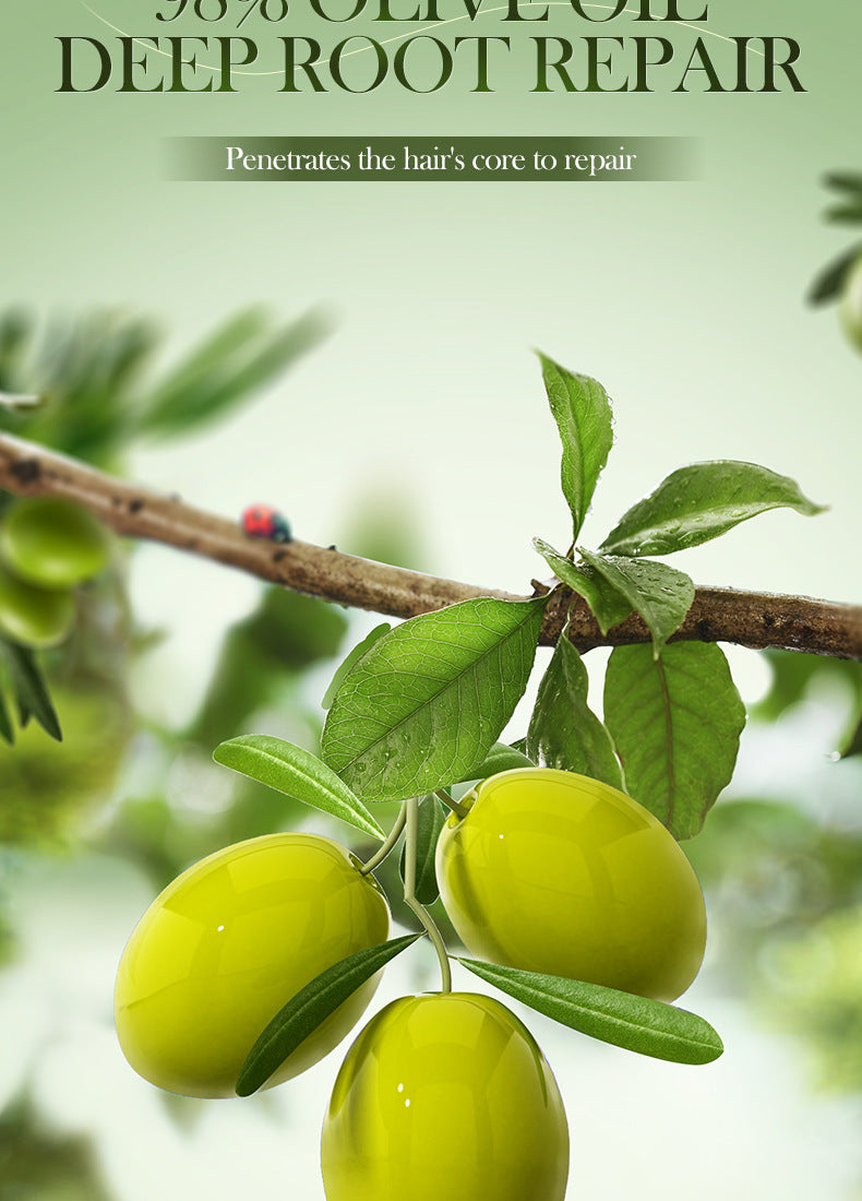 Olive Oil Hair Mask350g SADOER Repair and Improve Frizz Bagged Hair Mask Cross-Border Wholesale