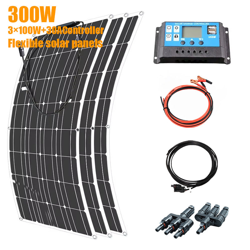 supply of flexible monocrystalline silicon solar panels for residential use, RVs, ships, trucks, and trailers